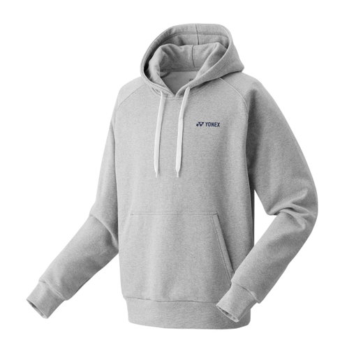 Yonex Hooded Sweat Hoodie with Hood (Cotton Mix) Grey Men